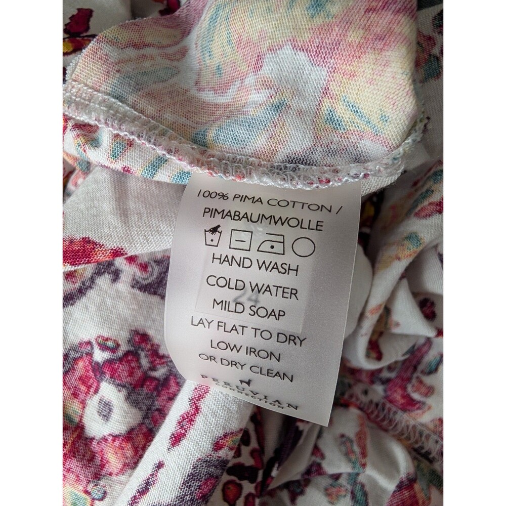 Peruvian Connection Goa Floral Tunic - Picture 8 of 10